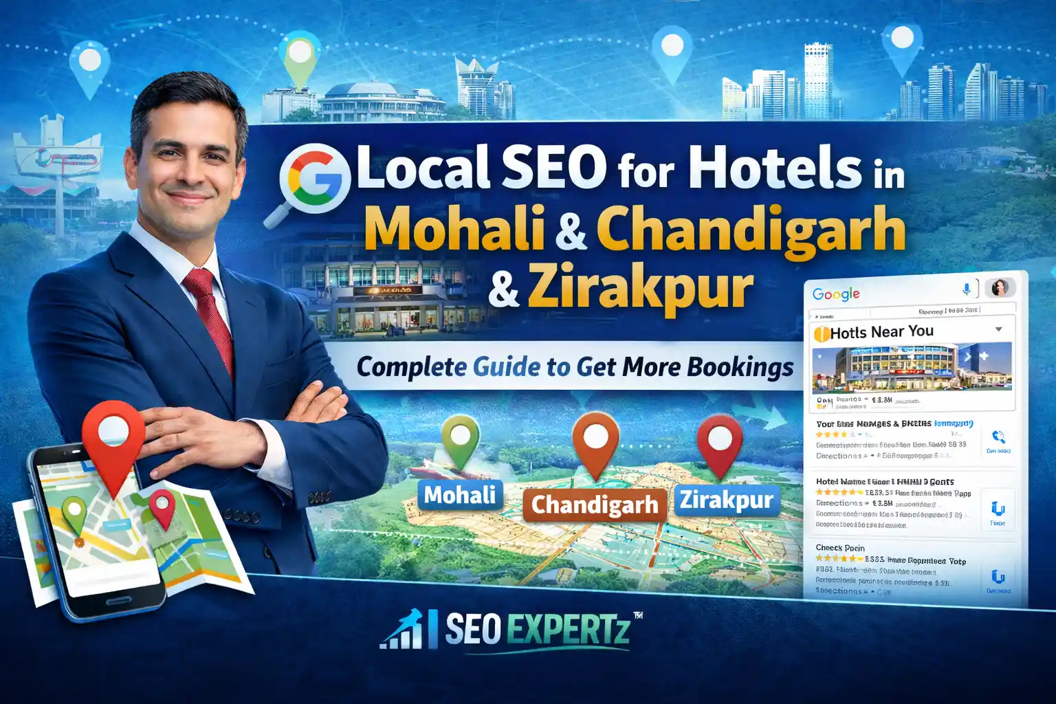 Local SEO for Hotels – Mohali, Chandigarh & Zirakpur
