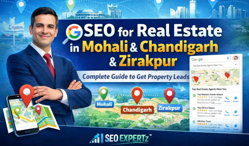 SEO for Real Estate in Mohali, Chandigarh & Zirakpur