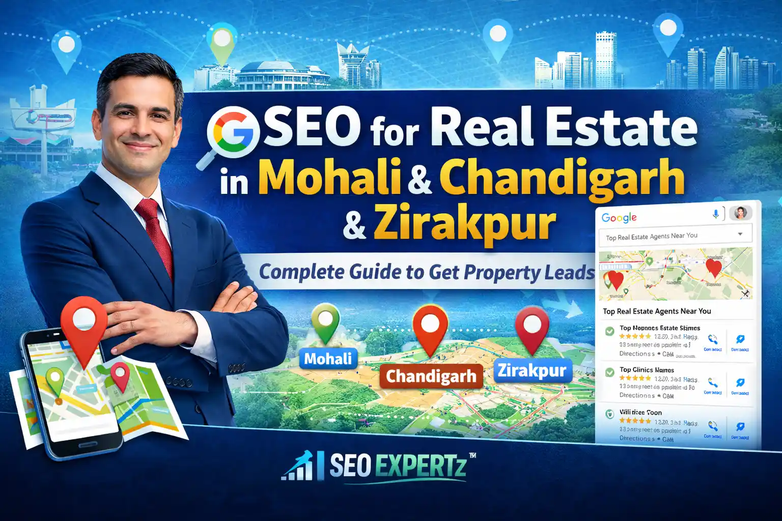 SEO for Real Estate in Mohali, Chandigarh & Zirakpur